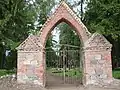 Entrance to Mõisaküla Orthodox cemetery in Laiusevälja.