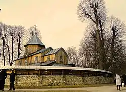 Wooden Greek Catholic church (approx. 1740). Now Our Lady of Consolation Catholic Church.