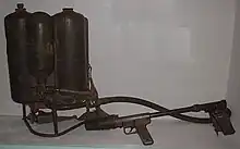 M2A1 flamethrower.