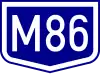 M86 expressway shield