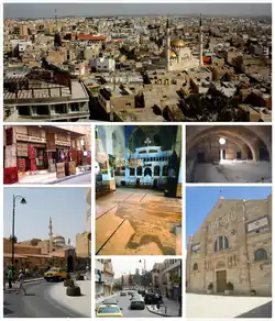 Madaba's skyline and King Hussein Mosque, Apostles Church, Shrine of the Beheading of Saint John the Baptist, St. George Church, Madaba Archaeological Park, Souvenir shops, Madaba Mosaic Map.