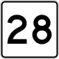 Massachusetts route marker