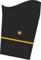 Oberfähnrich zur See OA(Senior Midshipman OA cuff, designed identically to officer ranks)