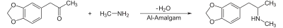 Synthesis of MDMA from piperonal