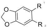 Chemical diagram of MDP1 molecule