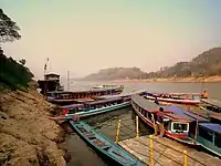 Boats on the Mekong