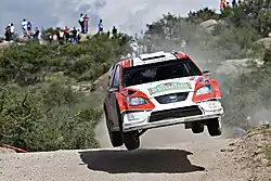 Federico Villagra at the 2008 Rally Argentina