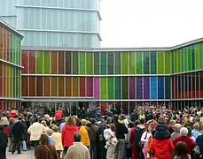 MUSAC during its opening.