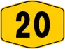 Federal Route 20 shield}}