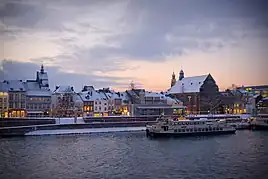 River Meuse in winter