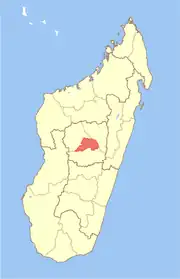 Location in Madagascar