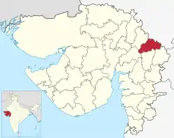 Location in Gujarat