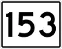 State Route 153 marker