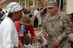 The Texas State Guard Medical Brigade deployed in Galveston, Texas.