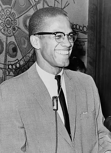 Image 13Malcolm X (born Malcolm Little; May 19, 1925 – February 21, 1965), also known as El-Hajj Malik El-Shabazz, was an African American Muslim minister, public speaker, and human rights activist.Credit:Usmanmiski