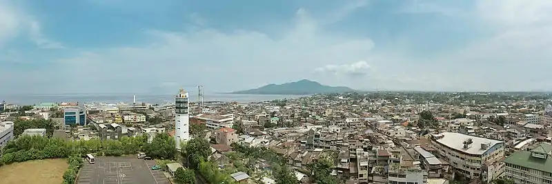 Panoramic view of Manado