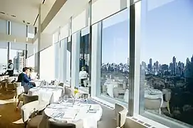 Asiate restaurant at Mandarin Oriental, New York overlooking Central Park