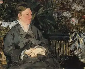 Édouard Manet, Mme. Manet in The Greenhouse, 1879