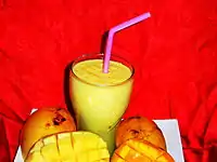 Image 43The popular Indian drink mango lassi. (from List of national drinks)