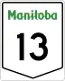 Provincial Trunk Highway 13 marker