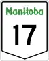 Provincial Trunk Highway 17 marker