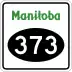 Provincial Road 373 marker