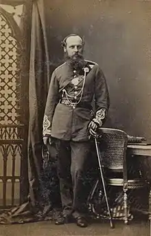 Mansfield Parkyns photographed by Camille Silvy in 1861