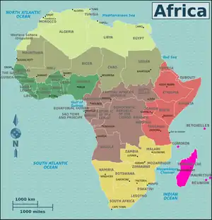 Image 3Contemporary political map of Africa (Includes Sub-Saharan Africa and North Africa) (from History of Africa)