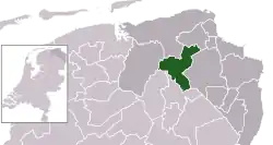 Location of Groningen