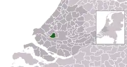 Location of Vlaardingen