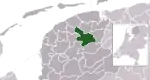 Location of Tytsjerksteradiel