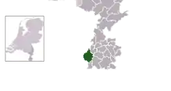 Location of Maastricht