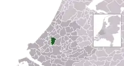 Location of Pijnacker-Nootdorp