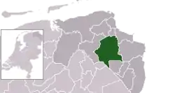 Location of Midden-Groningen