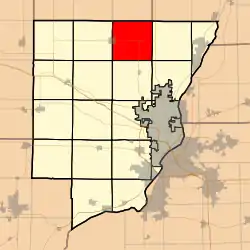 Location in Peoria County