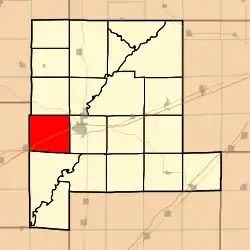 Location in Fayette County