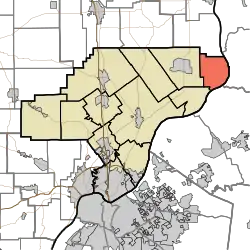 Location of Bethlehem Township in Clark County