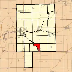 Location in LaSalle County