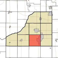 Location in Starke County