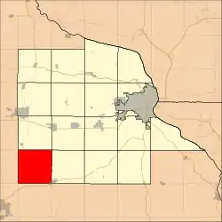 Location in Dubuque County