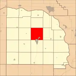 Location in Saunders County