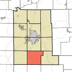 Location in Monroe County