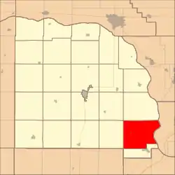 Location in Saunders County