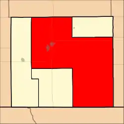 Location in Comanche County