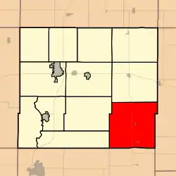 Location in Allen County