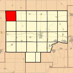 Location in Bureau County