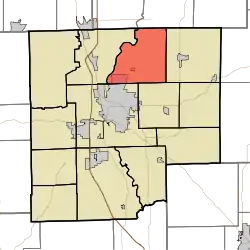 Location in Bartholomew County