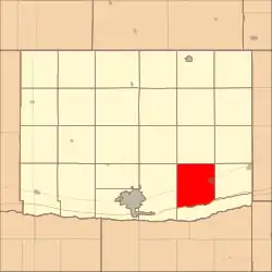 Location in Buffalo County