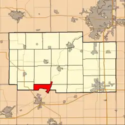 Location in the county of Ogle County.