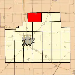 Location in McLean County